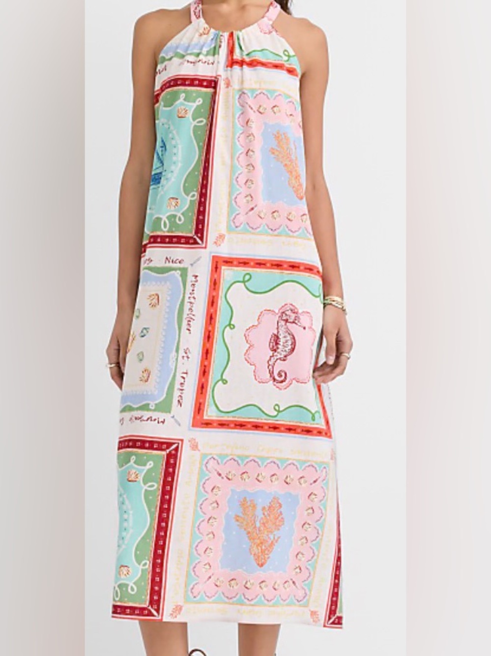 LOFT Riviera Linen Cotton Maxi Dress - Picture 5 of 6